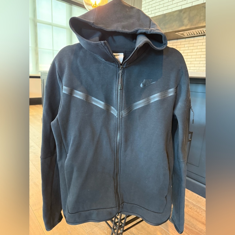 Nike Tech Black Windrunner Zip Hoodie Men's Size M